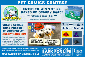 Bark For Life Pet Comics Contest
