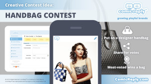 Designer_Handbag_Contest_ComicReply_social_media_platform