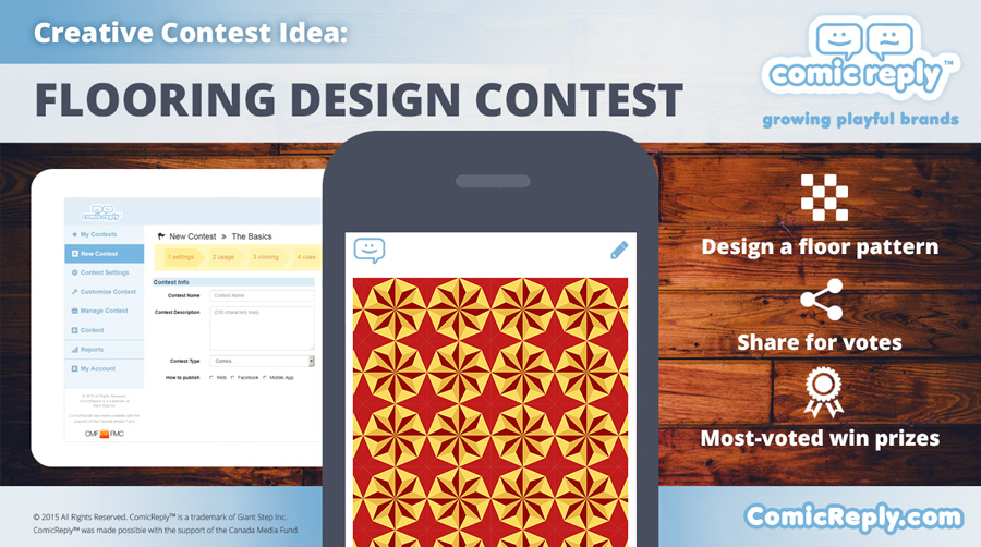 Flooring_Design_Contest_ComicReply_social_media_platform
