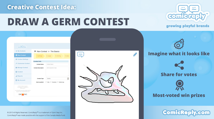 Germ_Drawing_Contest_ComicReply_social_media_platform