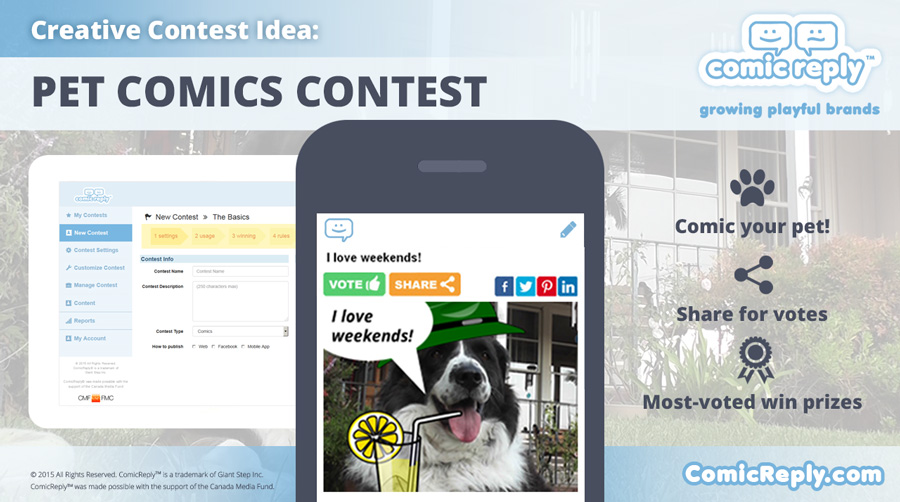 Pet_Comics_Contest_ComicReply_social_media_platform